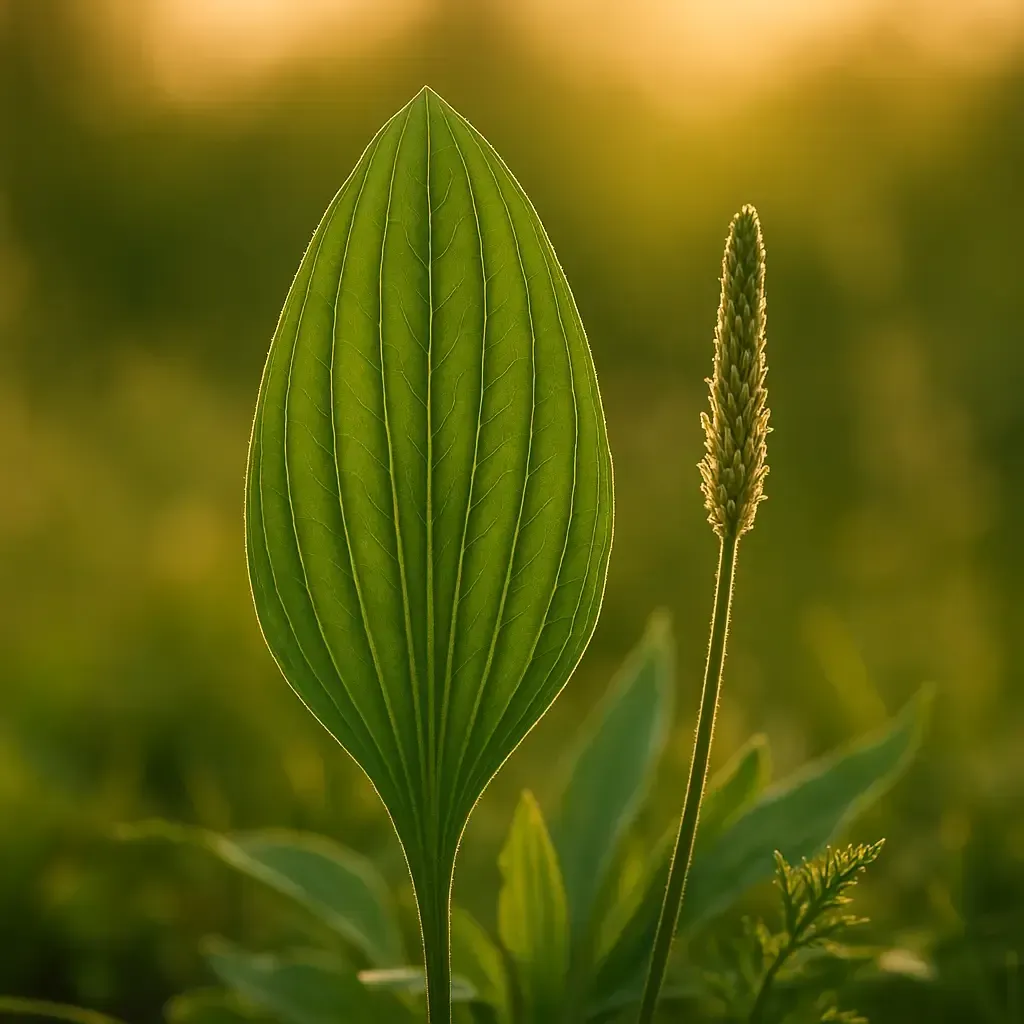 Breitwegerich vs Spitzwegerich Blattform