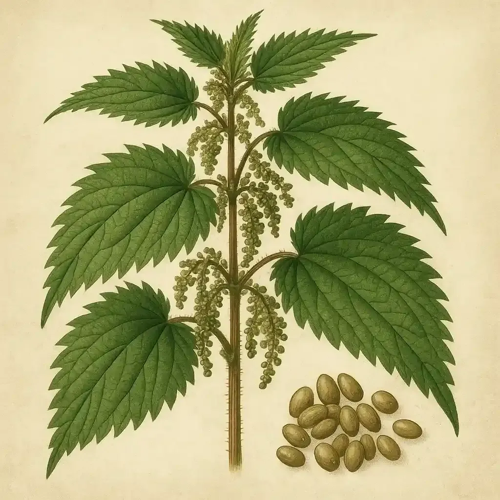 Wildkräuter Rotklee, stilisiert