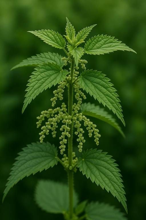 Brennnessel - unscheinbare grüne Blüten