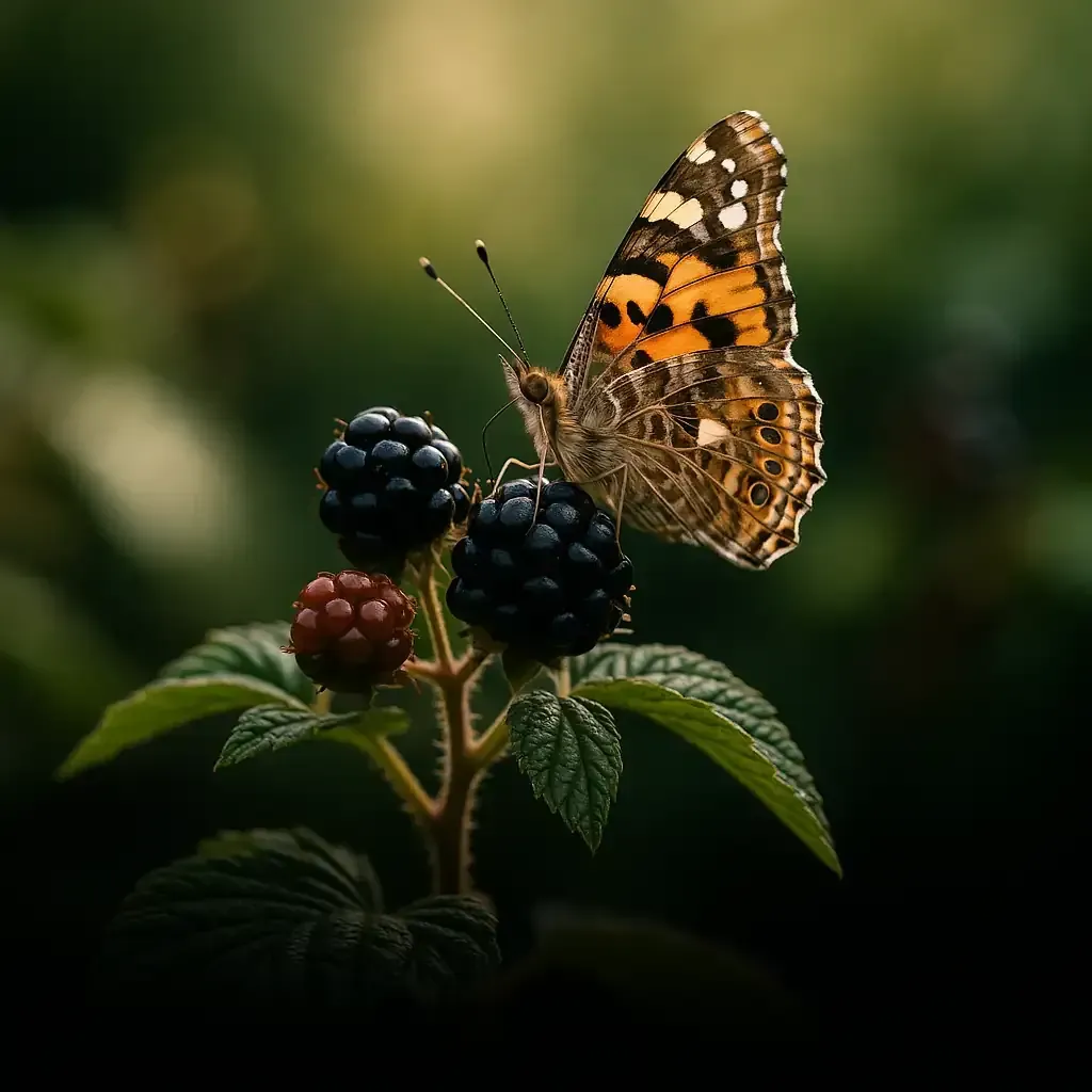 Schlehe im Spätsommer