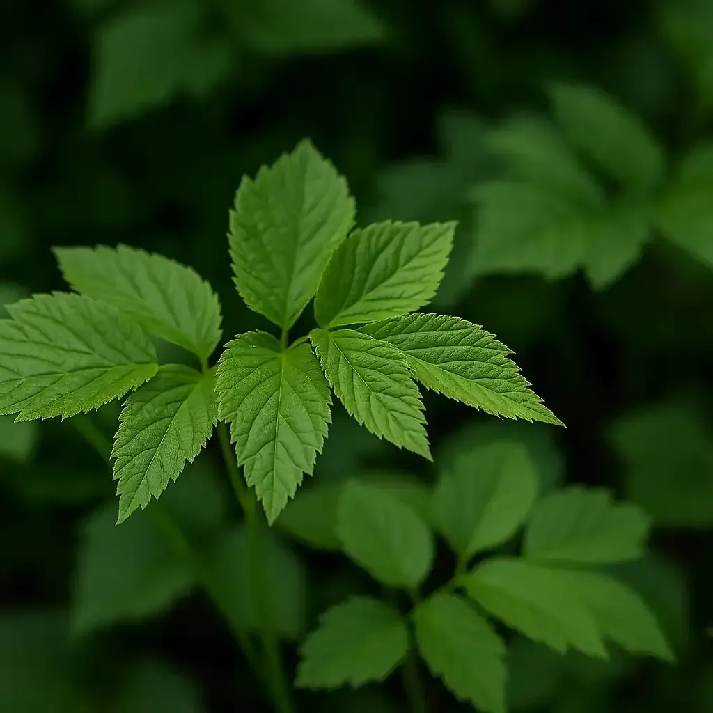 Giersch (Aegopodium podagraria) Blattform Eiförmig