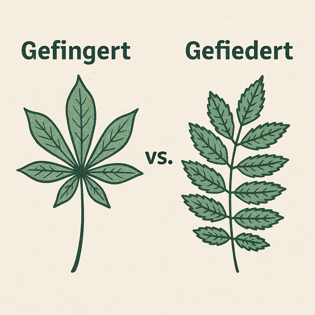 Vergleich Gefingert vs. Gefiedert