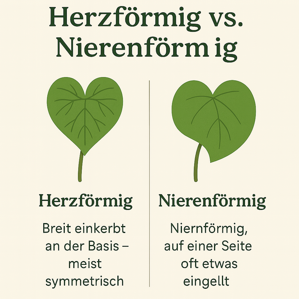 Vergleich Herzförmig vs. Nierenförmig
