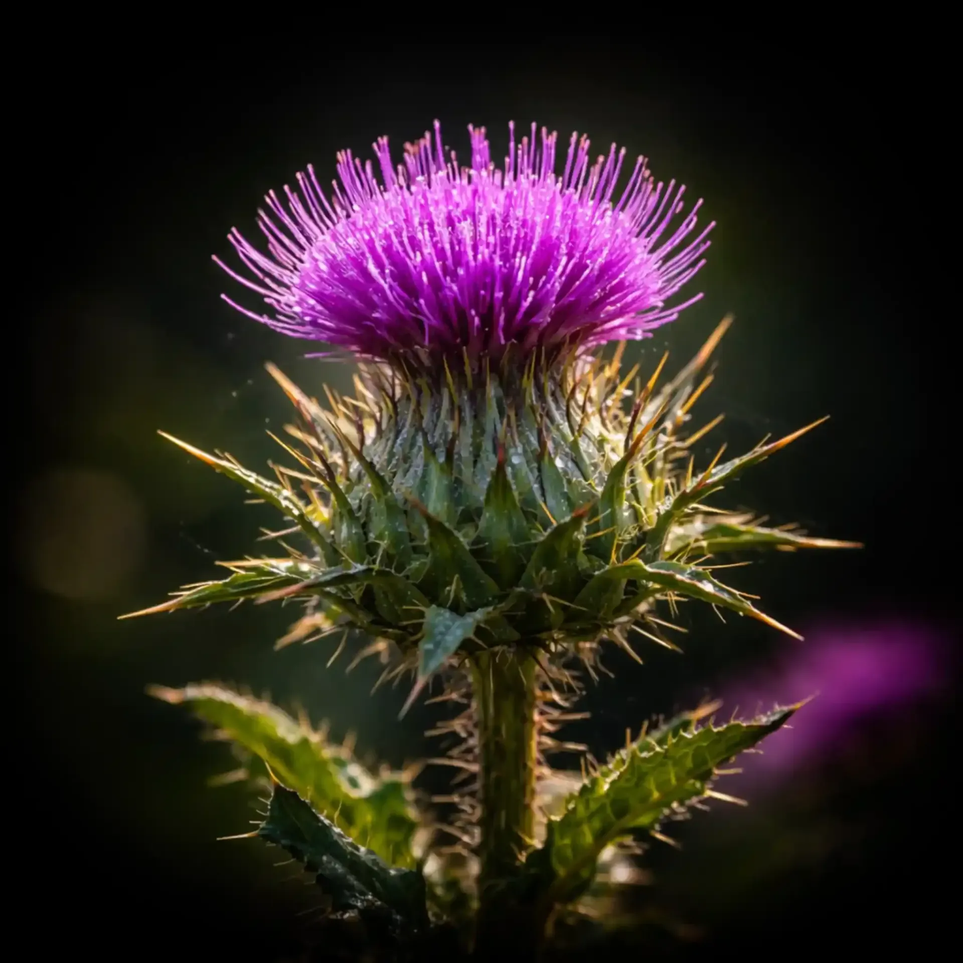 Wildkräuter Rotklee, stilisiert