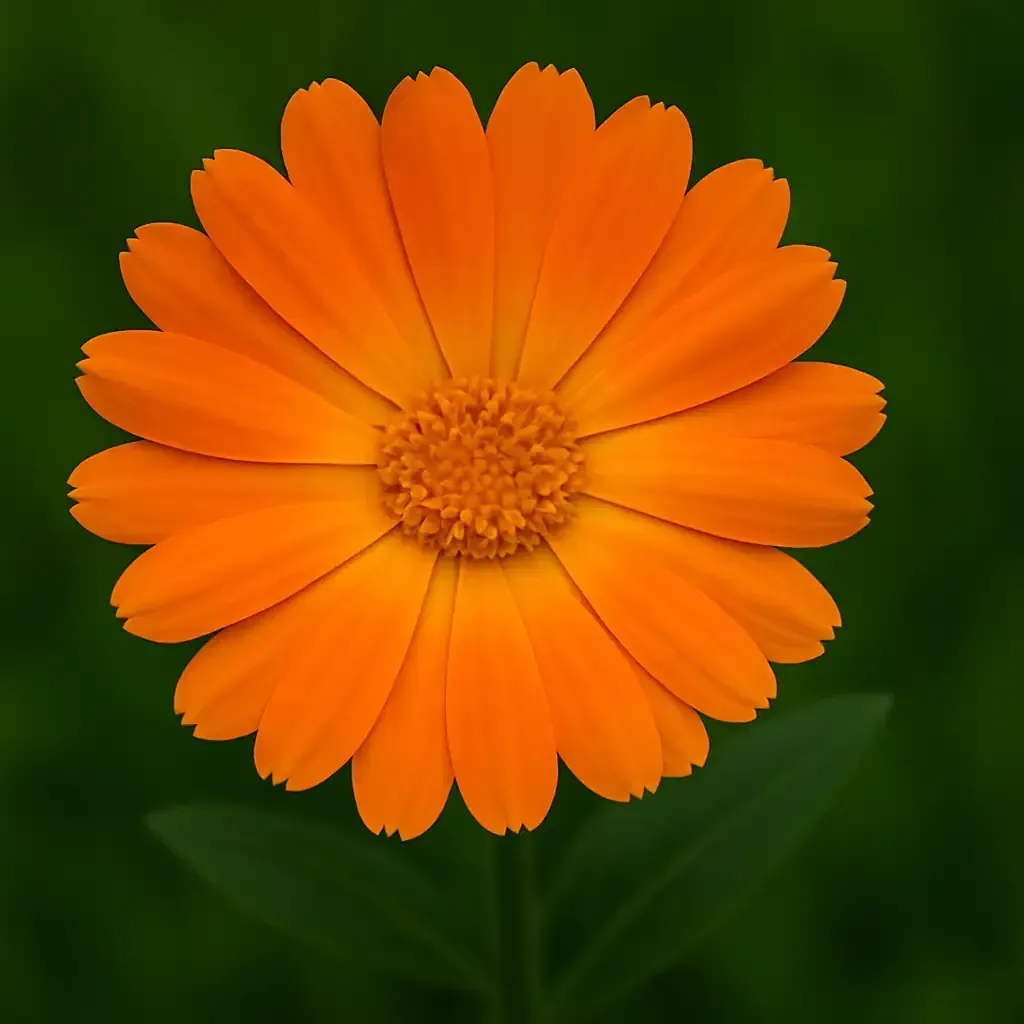 Ringelblume - Blütenfarbe auffallend orange