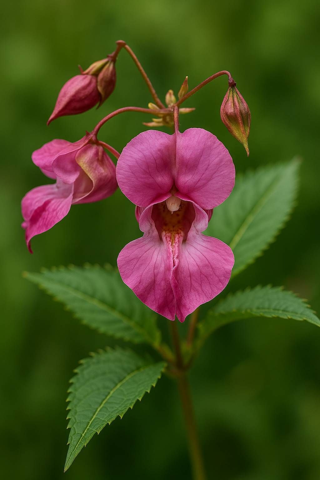 Springkraut - Blütenfarbe auffallend rosa
