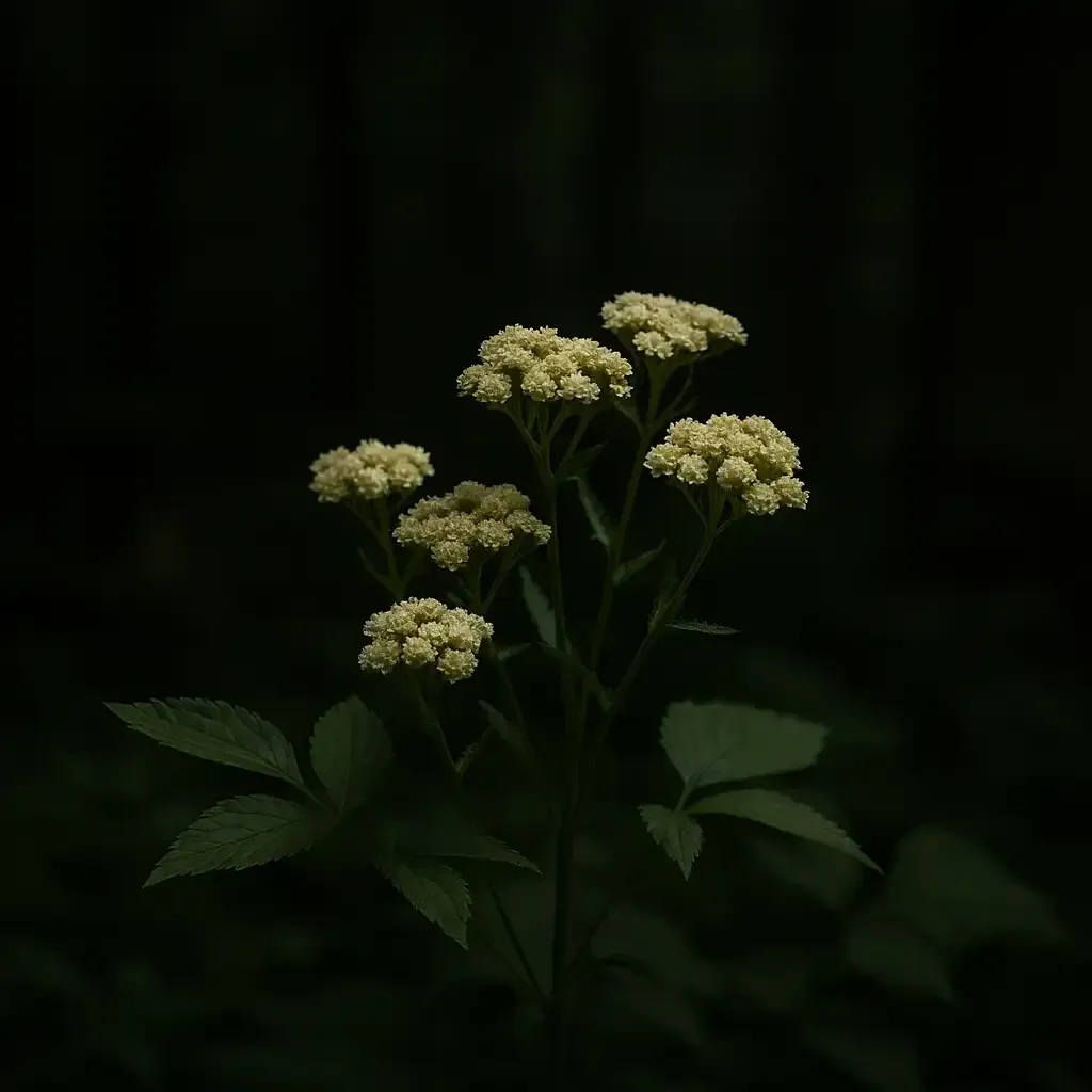 Neandertaler beim Wildkräuter sammeln.