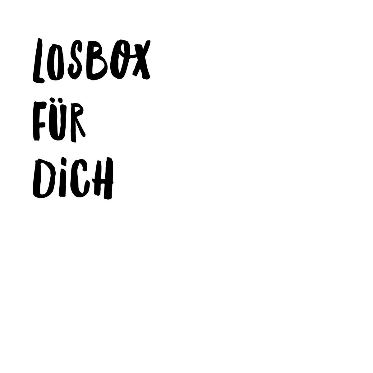 losbox für dich geschenk als geschenk
