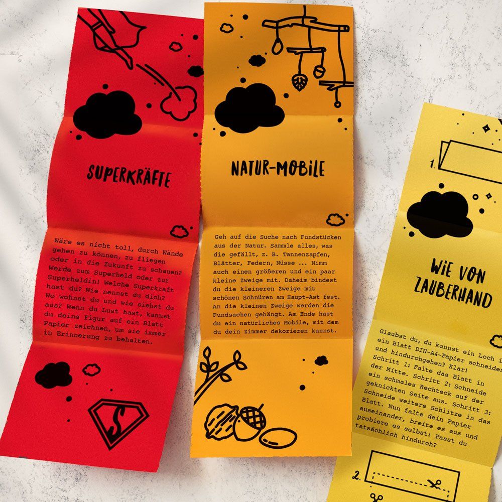 50 lose losbox für kinder für 6 7 8 9 jährige von herzmeister