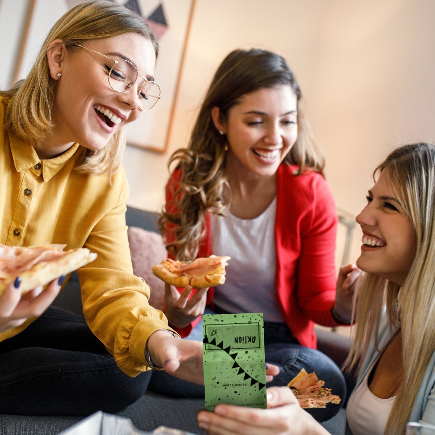 Herzmeister Losbox Mädelsabend Mädels Geschenk Geburtstag Party JGA Junggesellinnenabschied Geschenk Junggesellenabschied Frauen