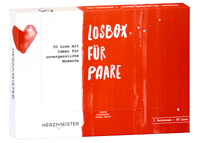 geschenkidee für paare losbox für paare von herzmeister