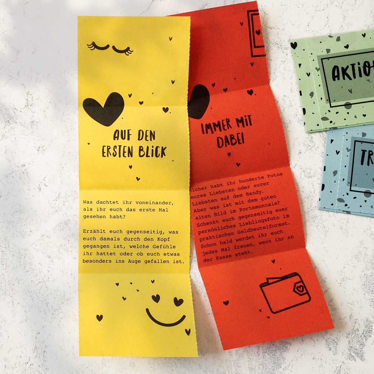 lose aus losbox von herzmeister als geschenkidee