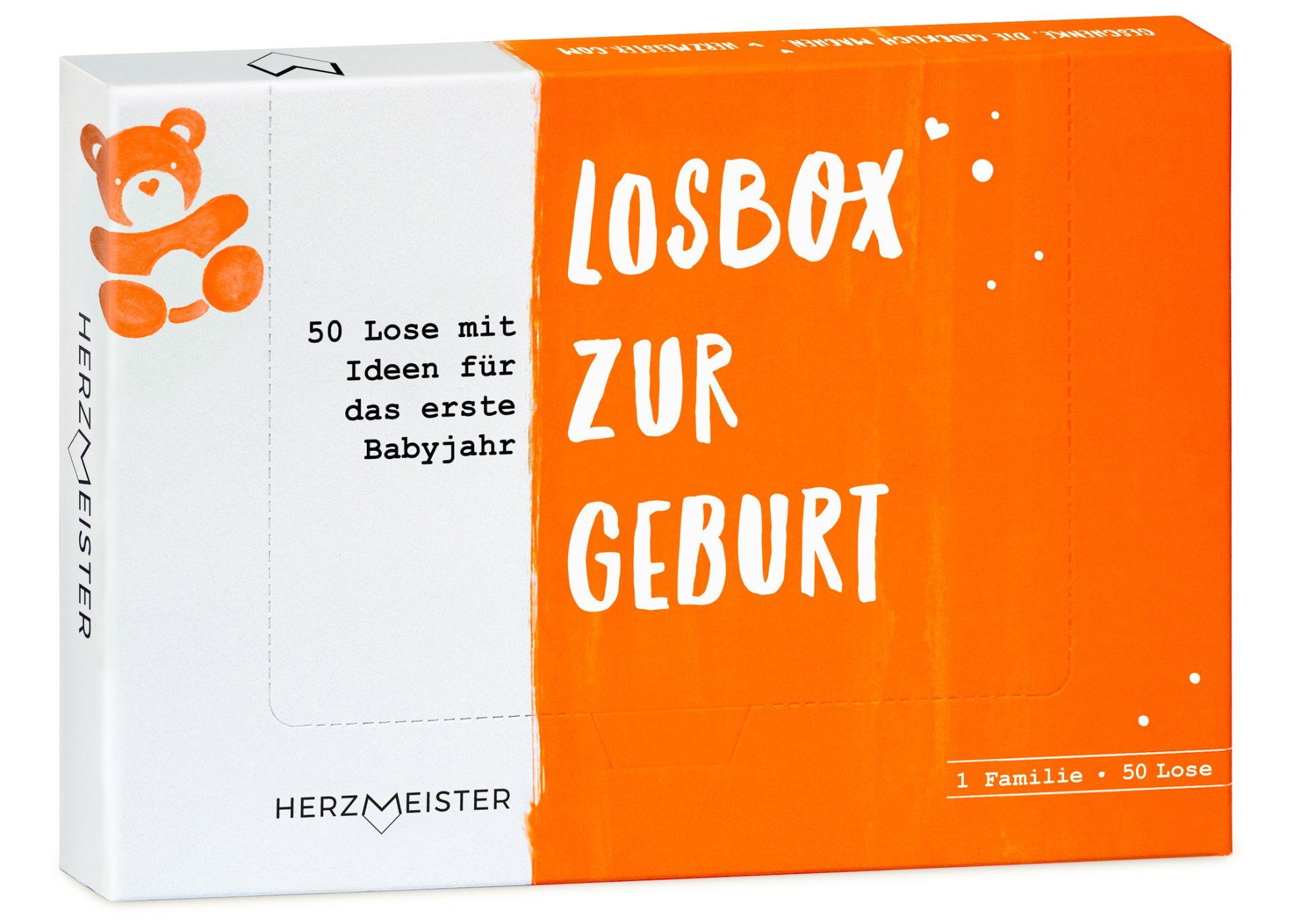 losbox zur geburt herzmeister
