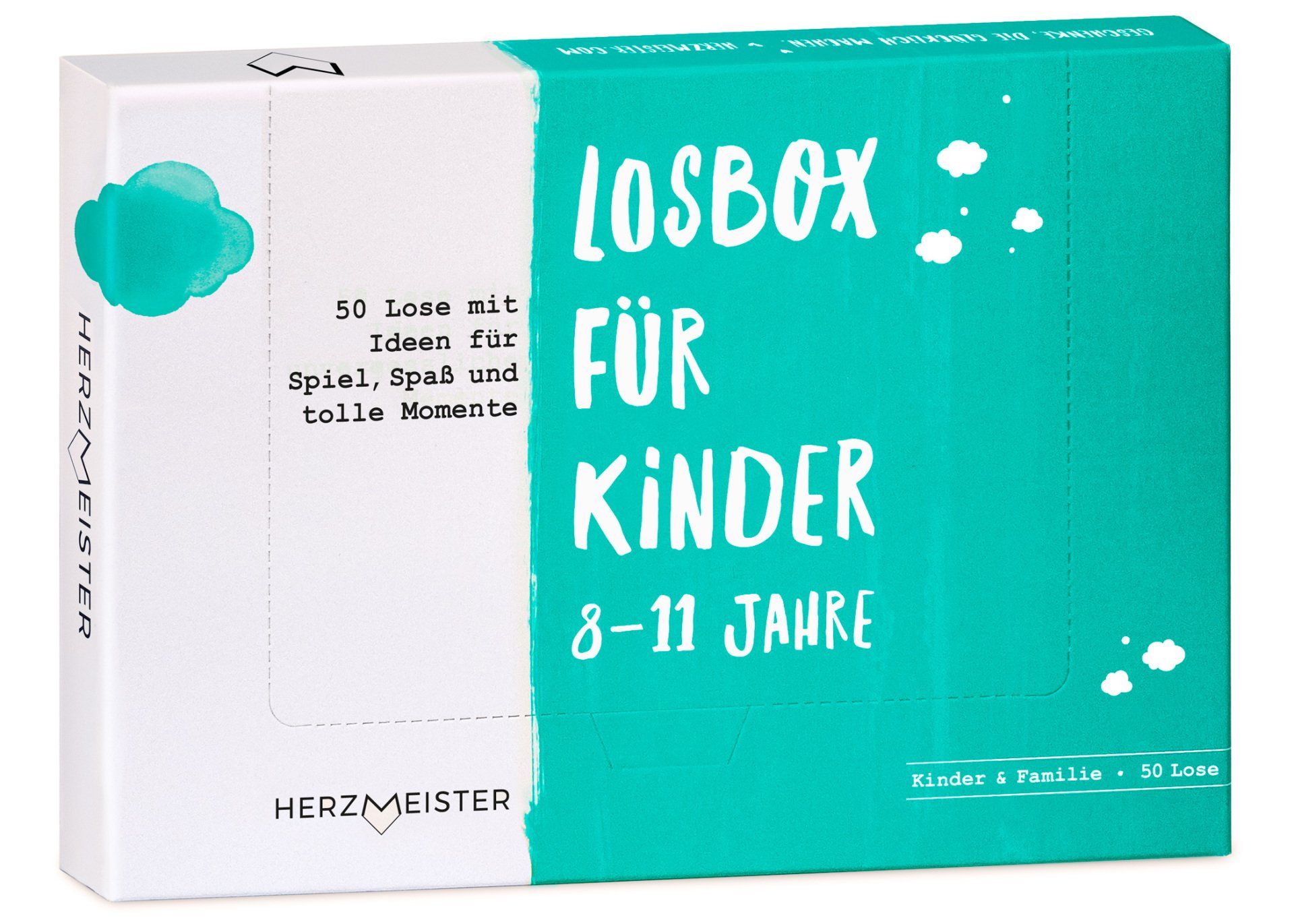 losbox für kinder 8 9 10 11 jahre herzmeister 50 lose geschenk mädchen jungen spiel spielzeug