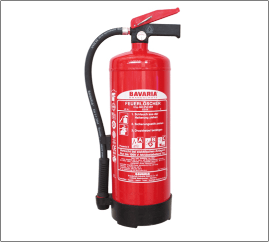 Bavaria Pulverlöscher – ABC-Feuerlöscher für Berlin
