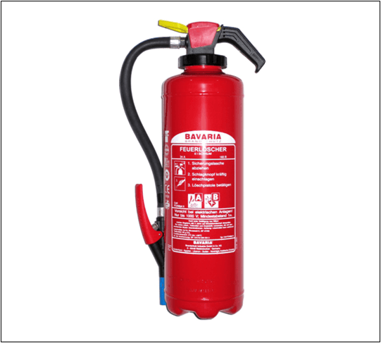 Bavaria Schaumlöscher – Feuerlöscher für Brandklasse AB