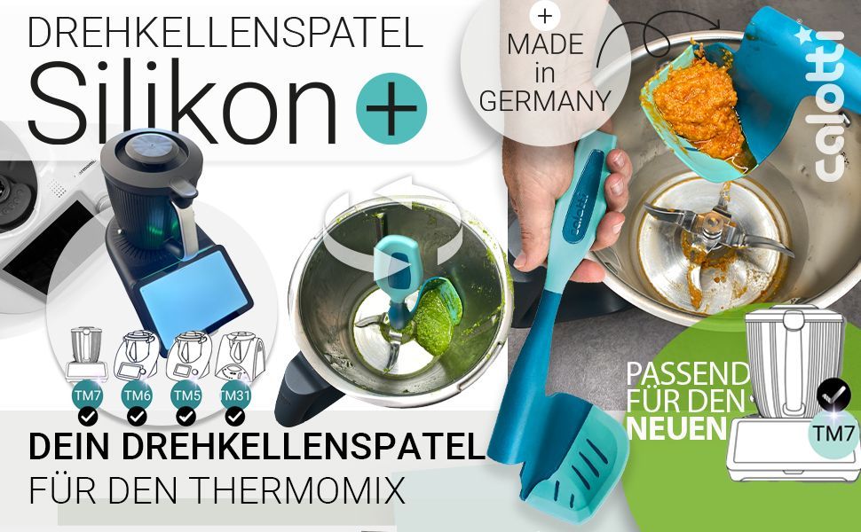 calotti drehkellenspatel tm7 , tm6 , tm5, tm31, thermomix, mixtopf