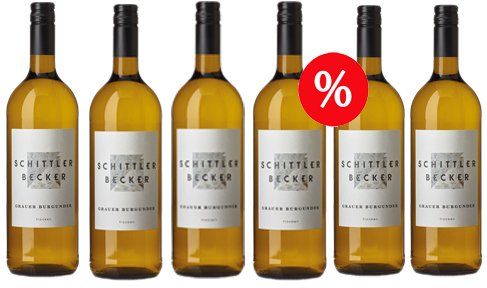 2023 Grauburgunder trocken Schittler-Becker 1 Liter Flasche
