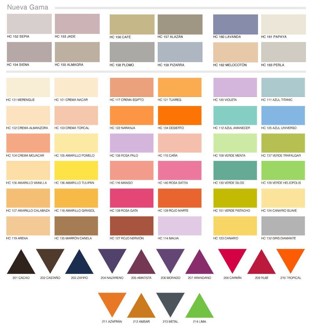 Pintores fachadas el Álamo Pintores el álamo - Carta de colores el Alamo