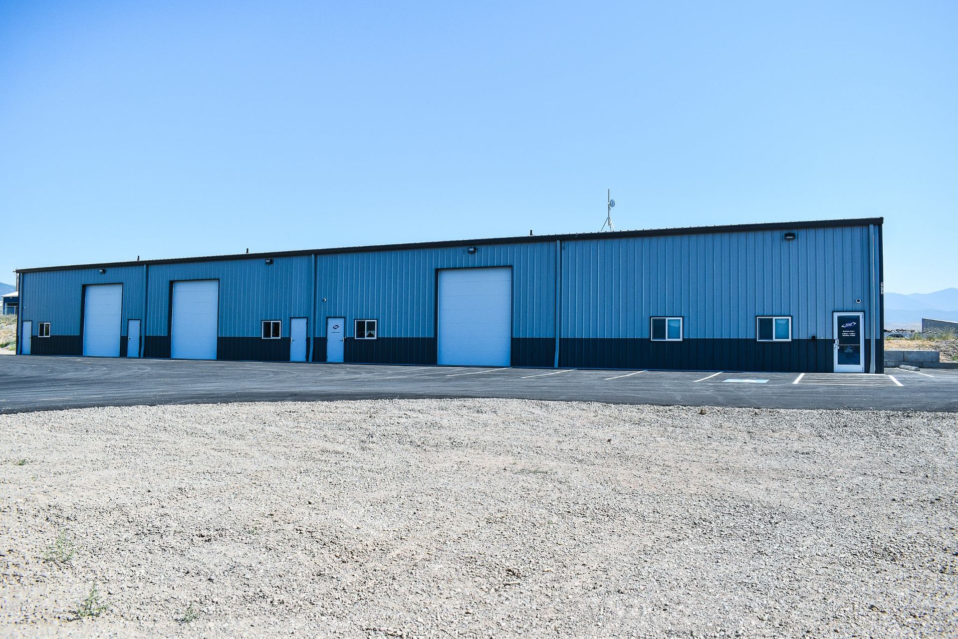 Meridian Construction Company, Montana, Commercial, Commercial Build-Out, Warehouse, Steel Siding, Steel Roofing
