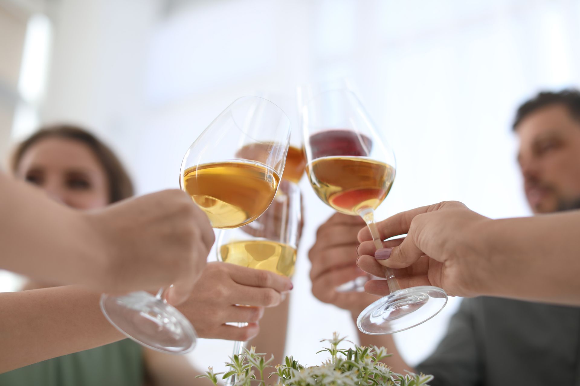 Auf den Riesling anstoßen