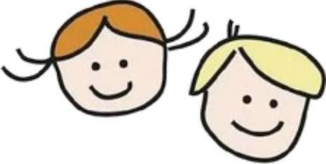 Kindergesichter aus dem Logo der Thiebauthschule Ettlingen