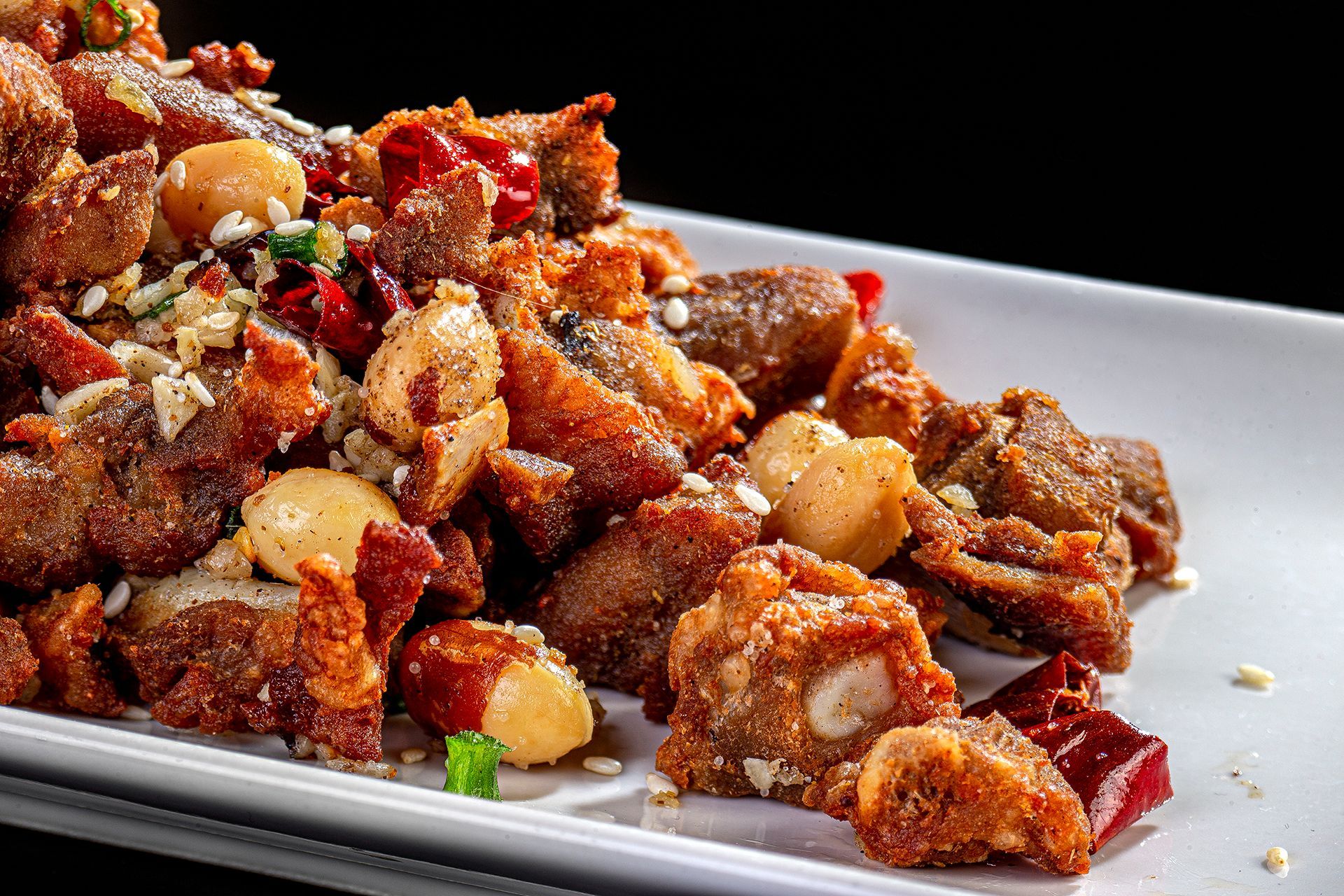 Costilla cerdo ibérico al ajillo