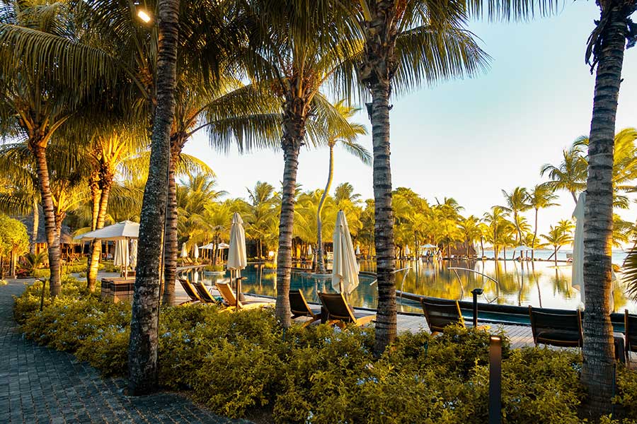 Trou aux Biches, Beachcomber Golf Resort & Spa, Mauritius Trou aux Biches beach and lagoon, Mauritius