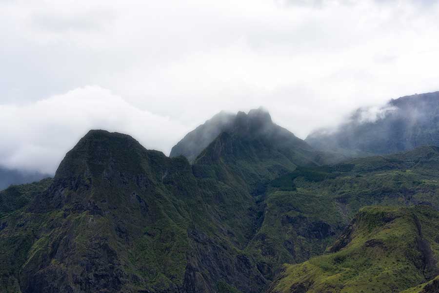 Mafate Cirque, Reunion Island Cirques and mountain landscape of Réunion Island