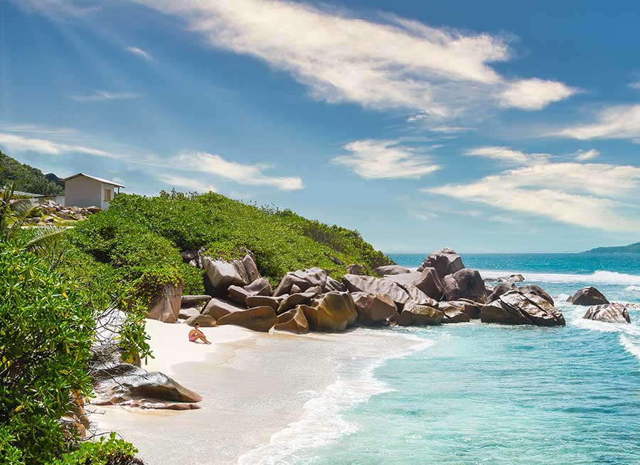La Digue, Seychelles Our Seychelles special deals invite you to visit The Seychelles. In the early days of tourism in Seychelles, La Digue was described as the island that time forgot, where life moved at the speed of its ox carts, which were the sole mode of public transportation at the time.