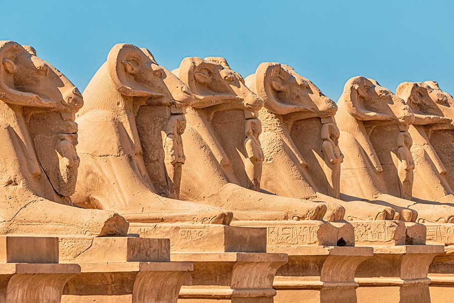 When you arrive in Luxor, one of the first temples you will encounter is Luxor Temple. This ancient Egyptian temple complex is directly in the heart of Luxor City and is readily accessible on foot. Luxor is one of Egypt's most attractive cities to visit. The whole city is an open-air museum filled with spectacular Egyptian palaces and ruins, earning it the moniker