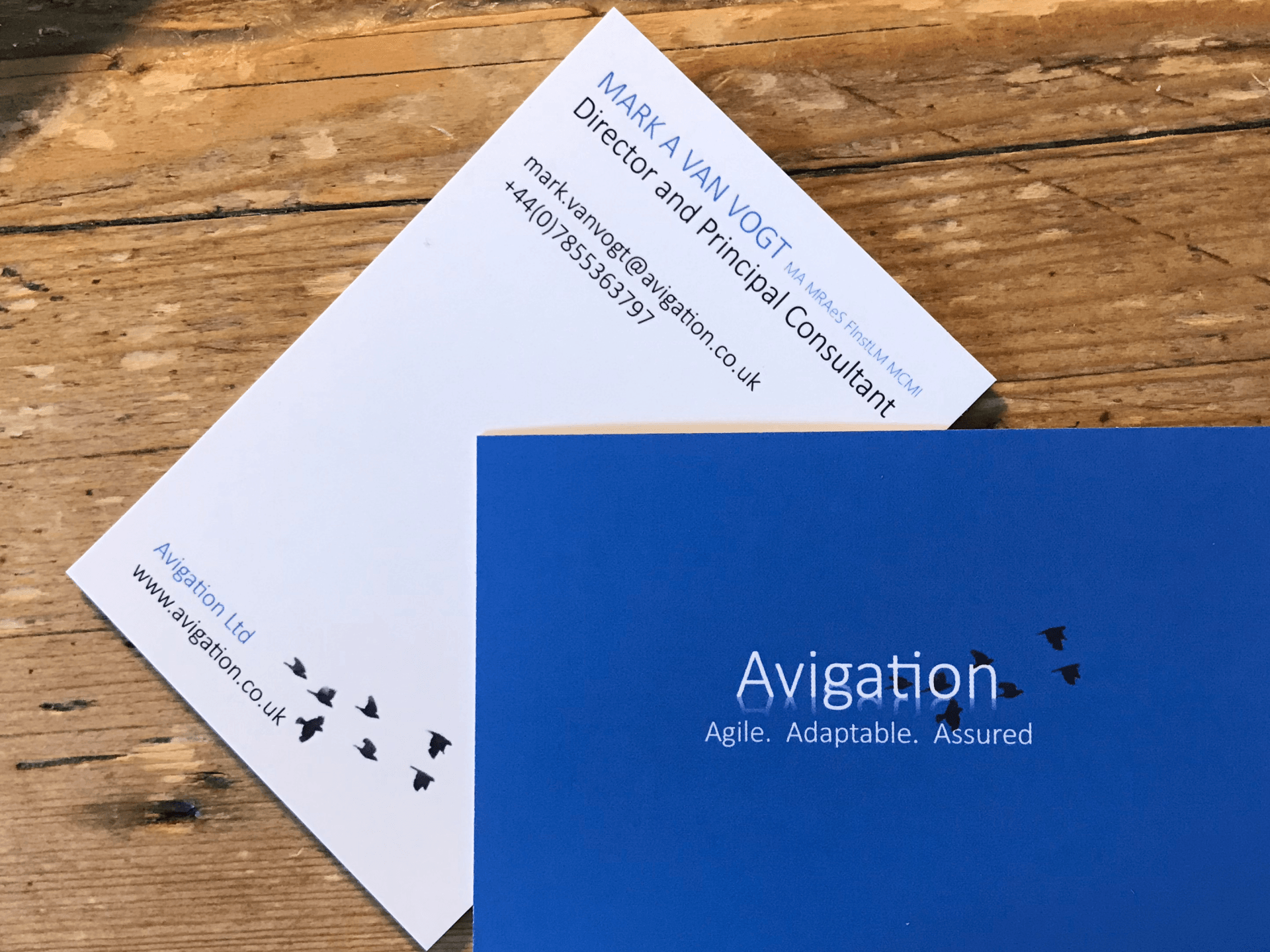 Avigation Business Cards