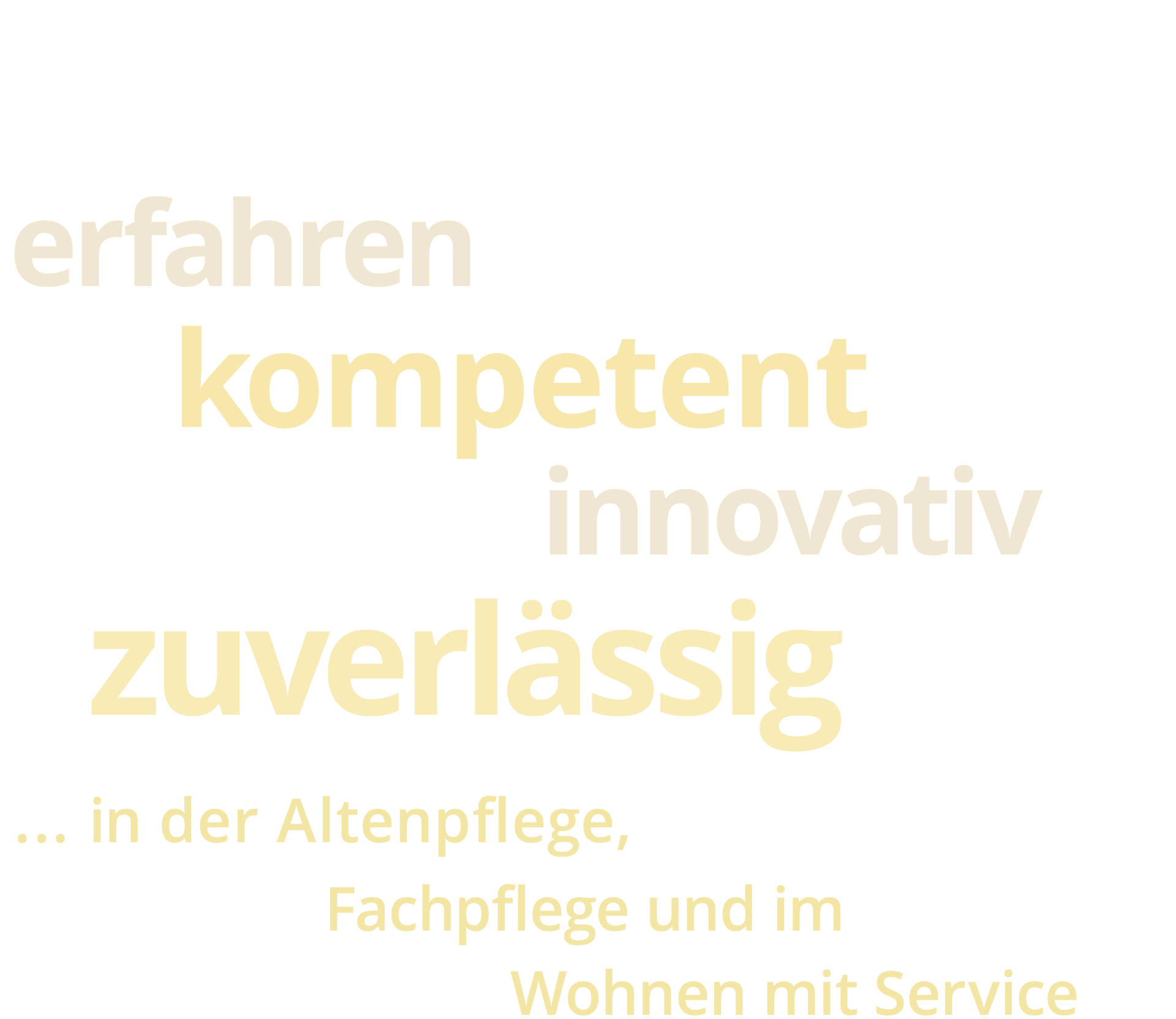 cosiq - erfahren, kompetent, innovativ, zuverlässig ... in der Altenpflege, Fachpflege und im Wohnen mit Service