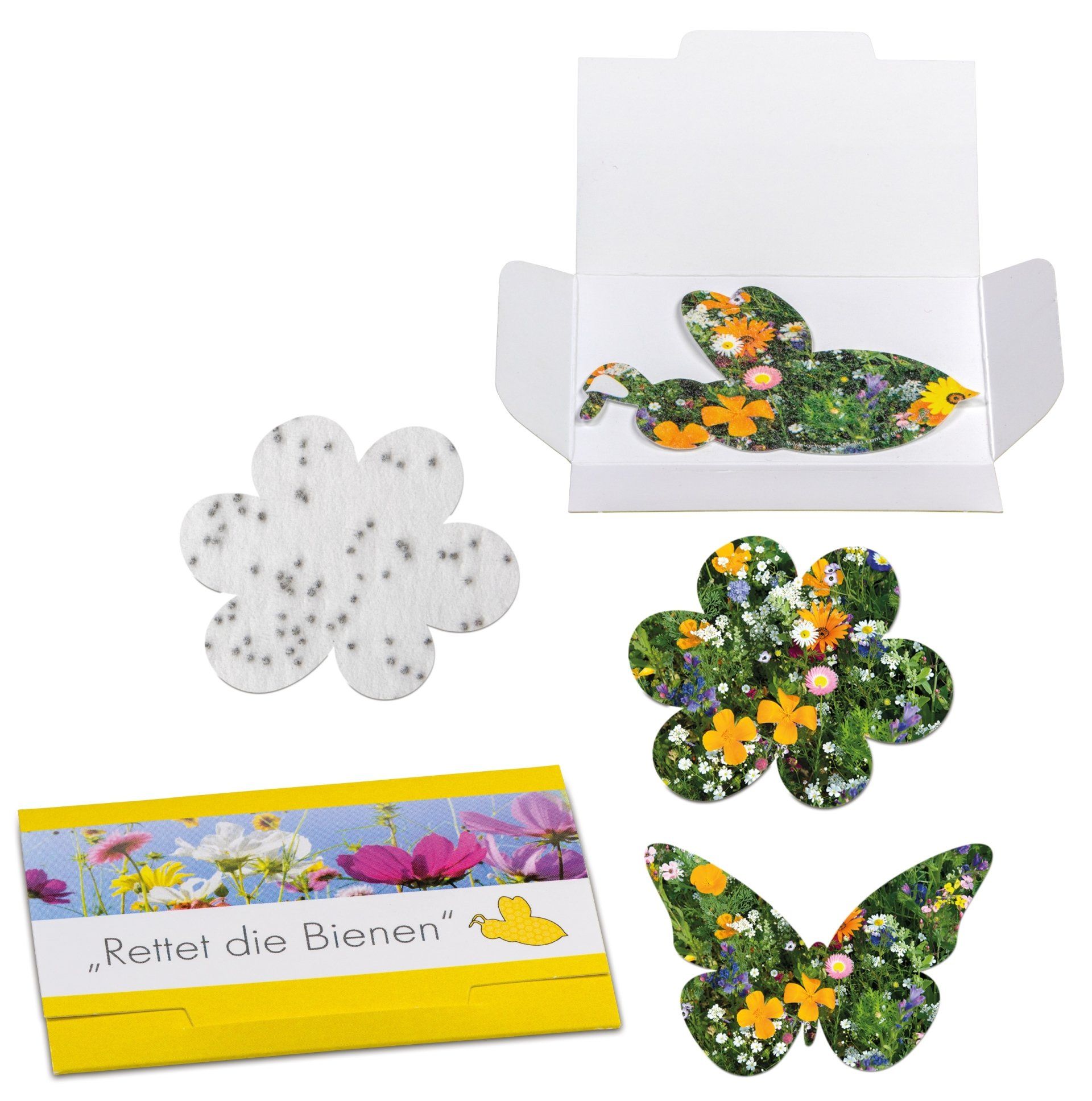 Etui papier ensemencé FLEUR ou PAPILLON