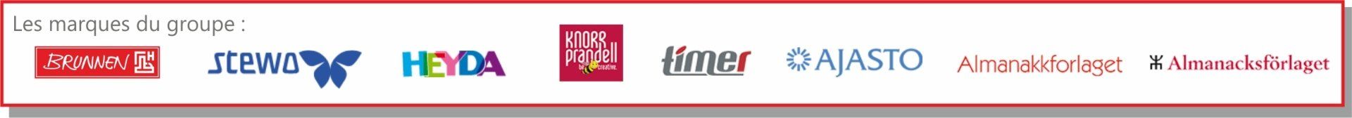 Les marques du grouppe