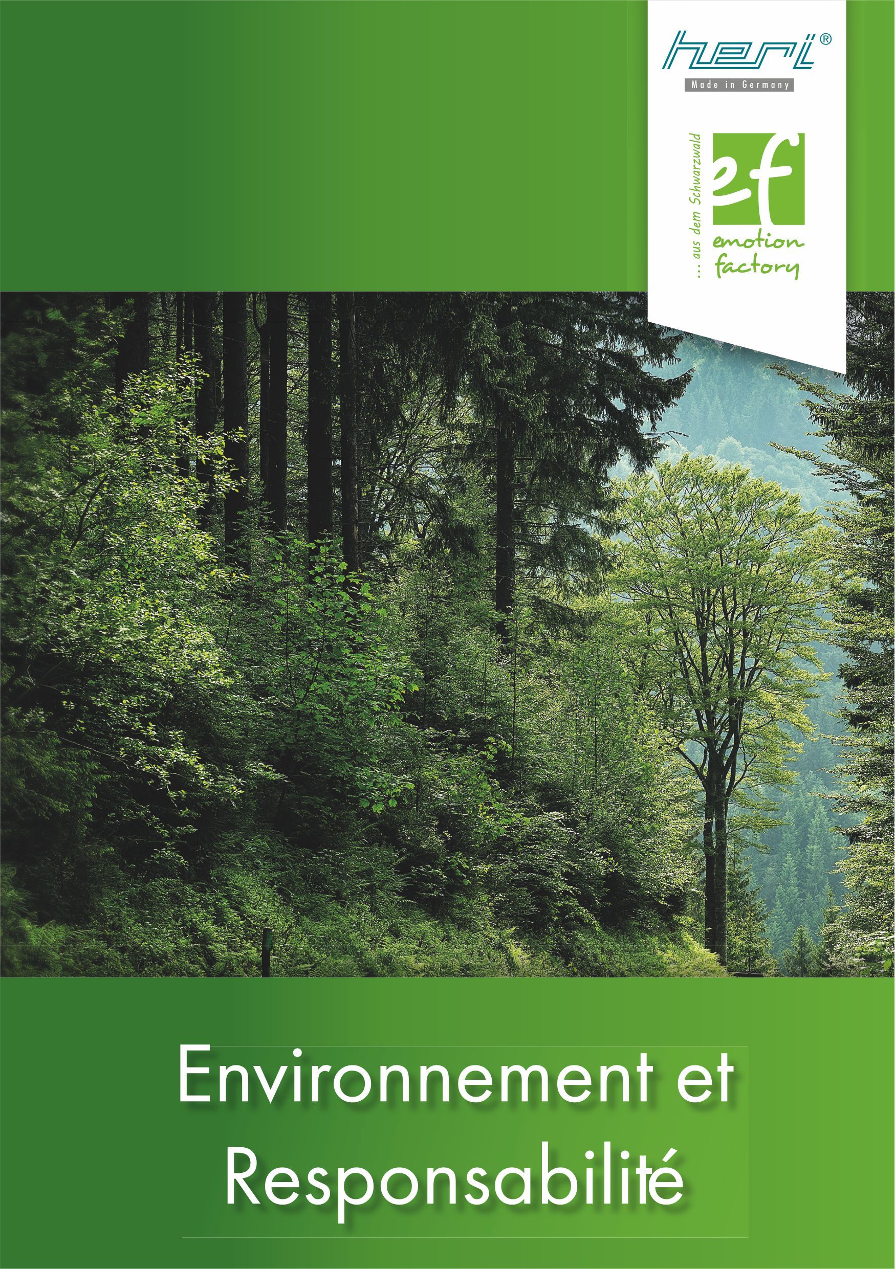 Heri Emotion Factory - Environnement et responsabilité