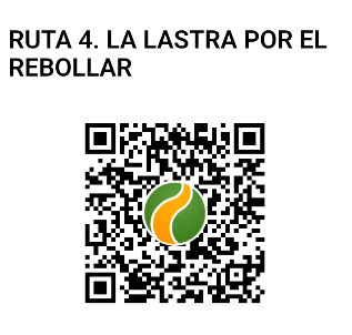Código QR QR Ruta 4. La lastra por el Rebollar. Santa María de la Alameda
