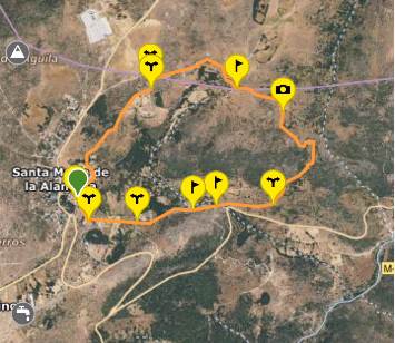 Ruta 4. La lastra por el Rebollar. Santa María de la Alameda Ruta 4. La lastra por el Rebollar. Santa María de la Alameda