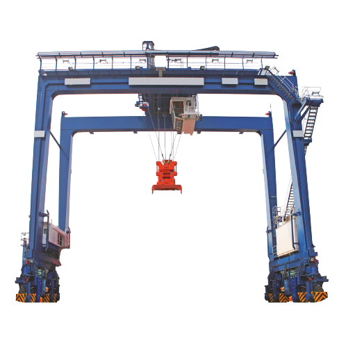 Grúa pórtico sobre neumáticos RTG Rubber-tyre Gantry Crane España Portugal C&MM Cranes and much more - XCMG