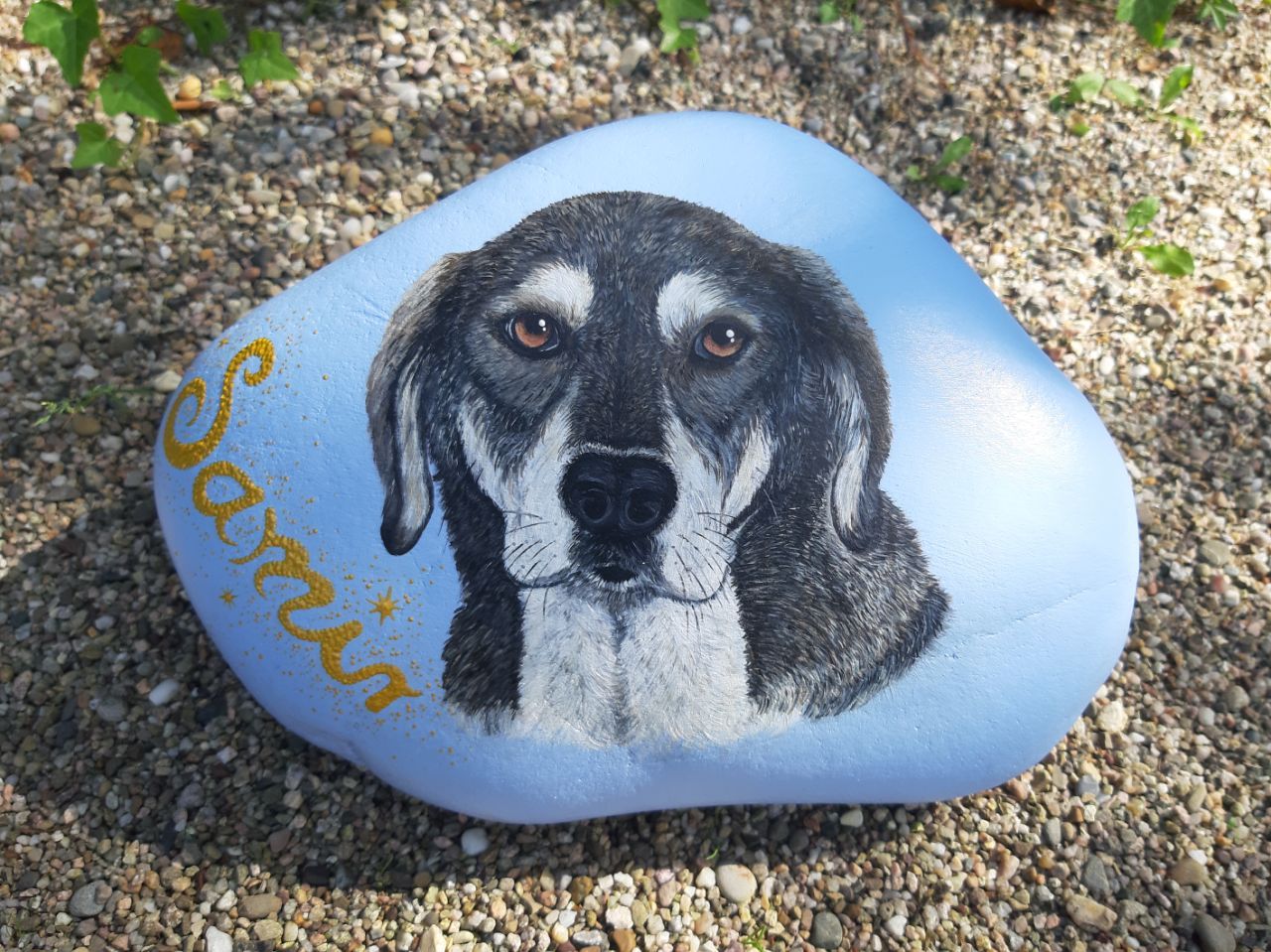 hellblauer Hintergrund