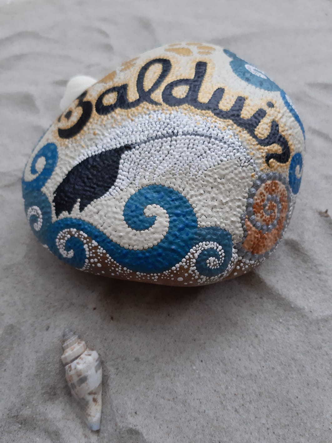 handbemalt dotpainting