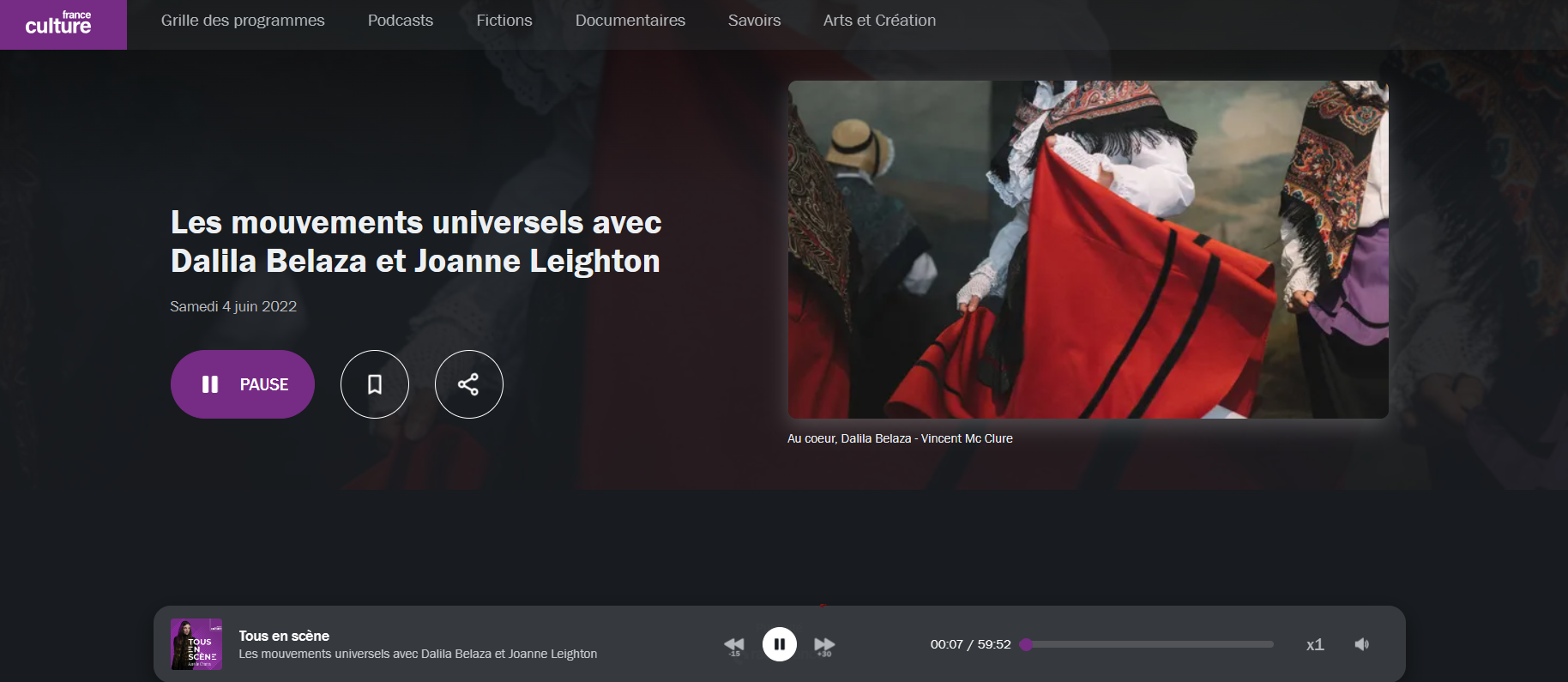 Écouter l'entretien