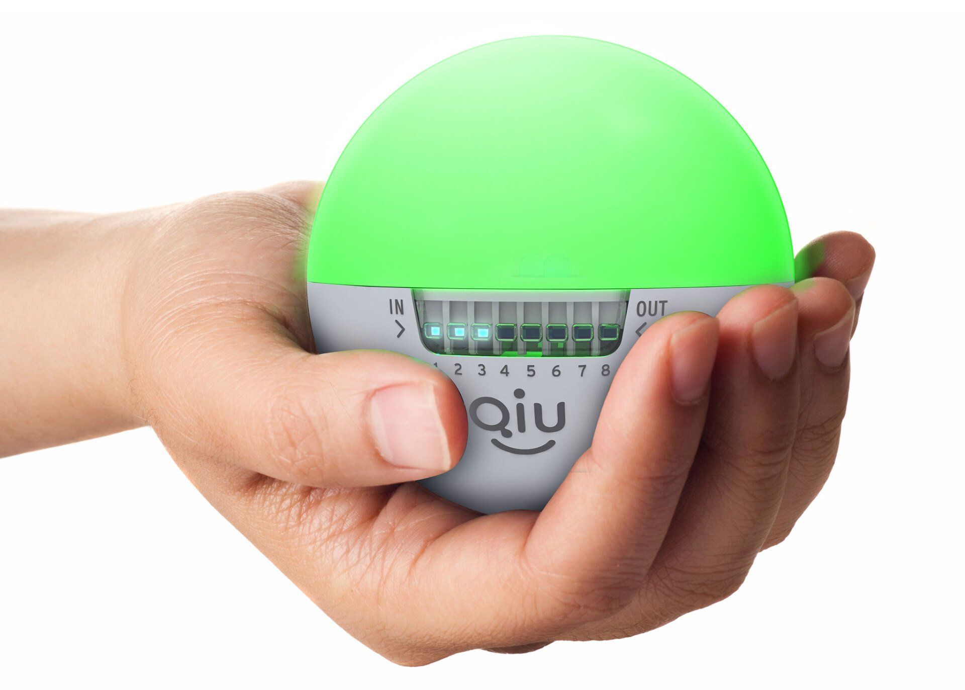 Bild vom Qiu in einer Hand