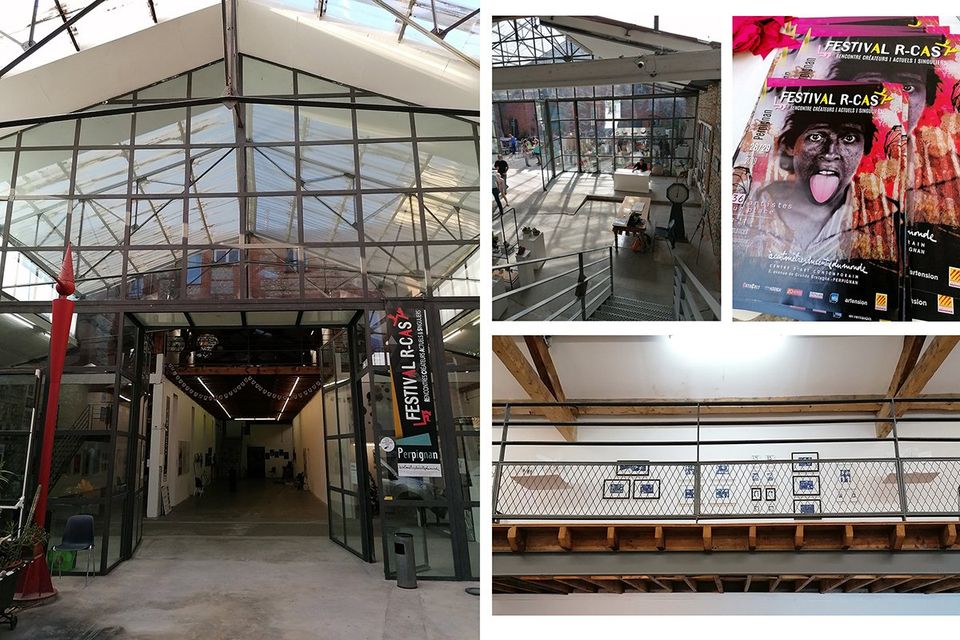 Centre d'art contemporain àcentmètresducentredumonde Festival R-CAS au centre d'art contemporain àcentmètresducentredumonde entrée et affiche du festival