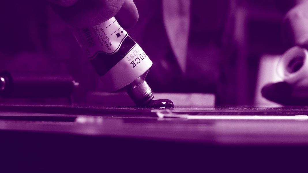 photo colorée encrage