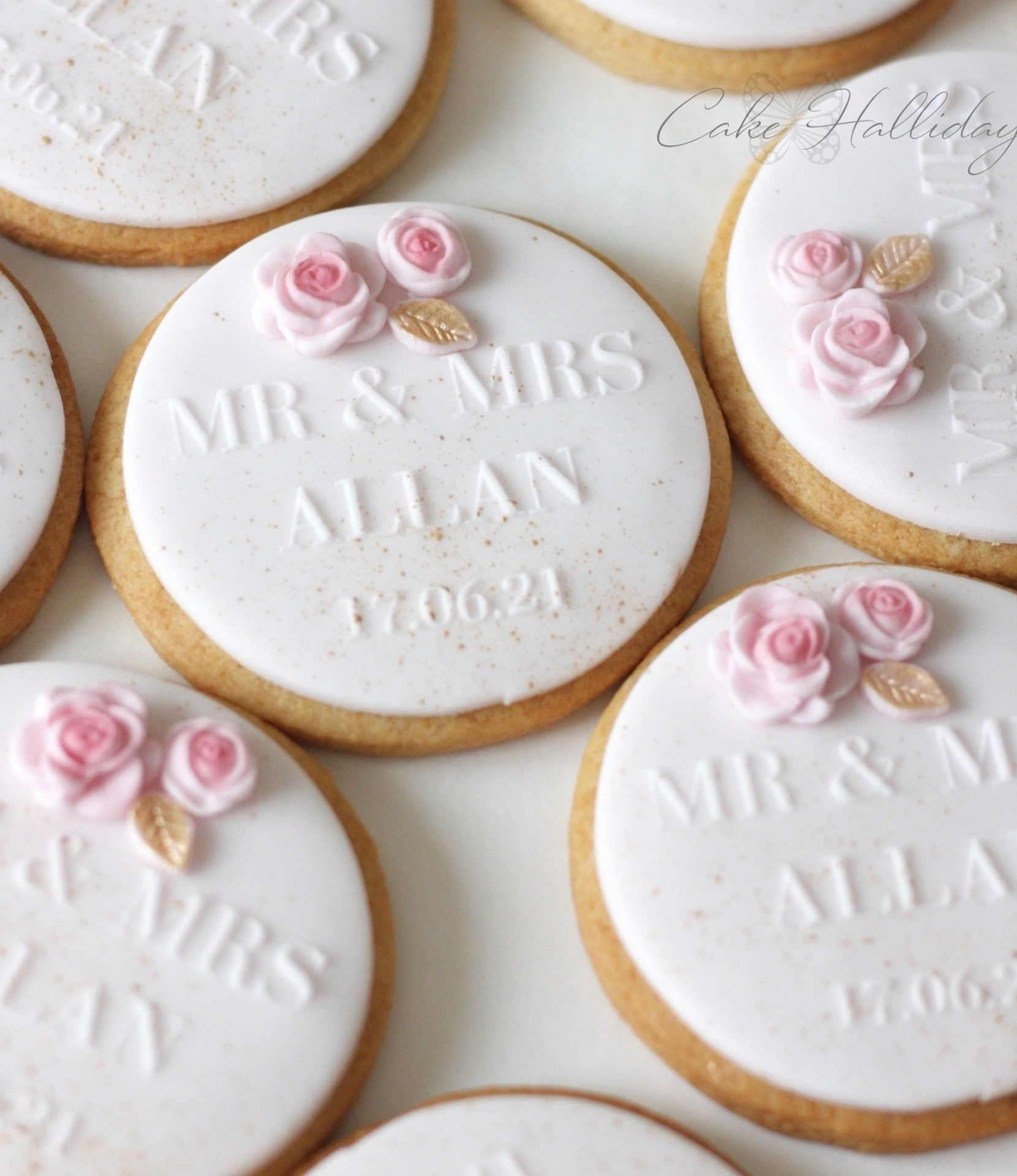 Cookie wedding favours