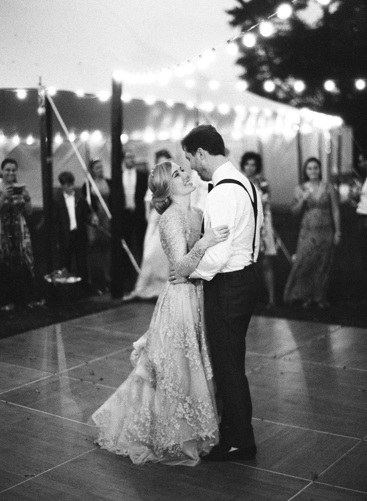 Shakeout band playing first dance song at a wedding