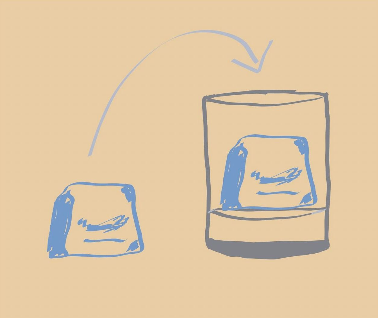 Negroni_mit_Eiswuerfel