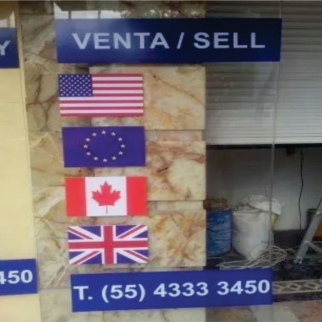 Impresion de vinil pegado sobre acrilico