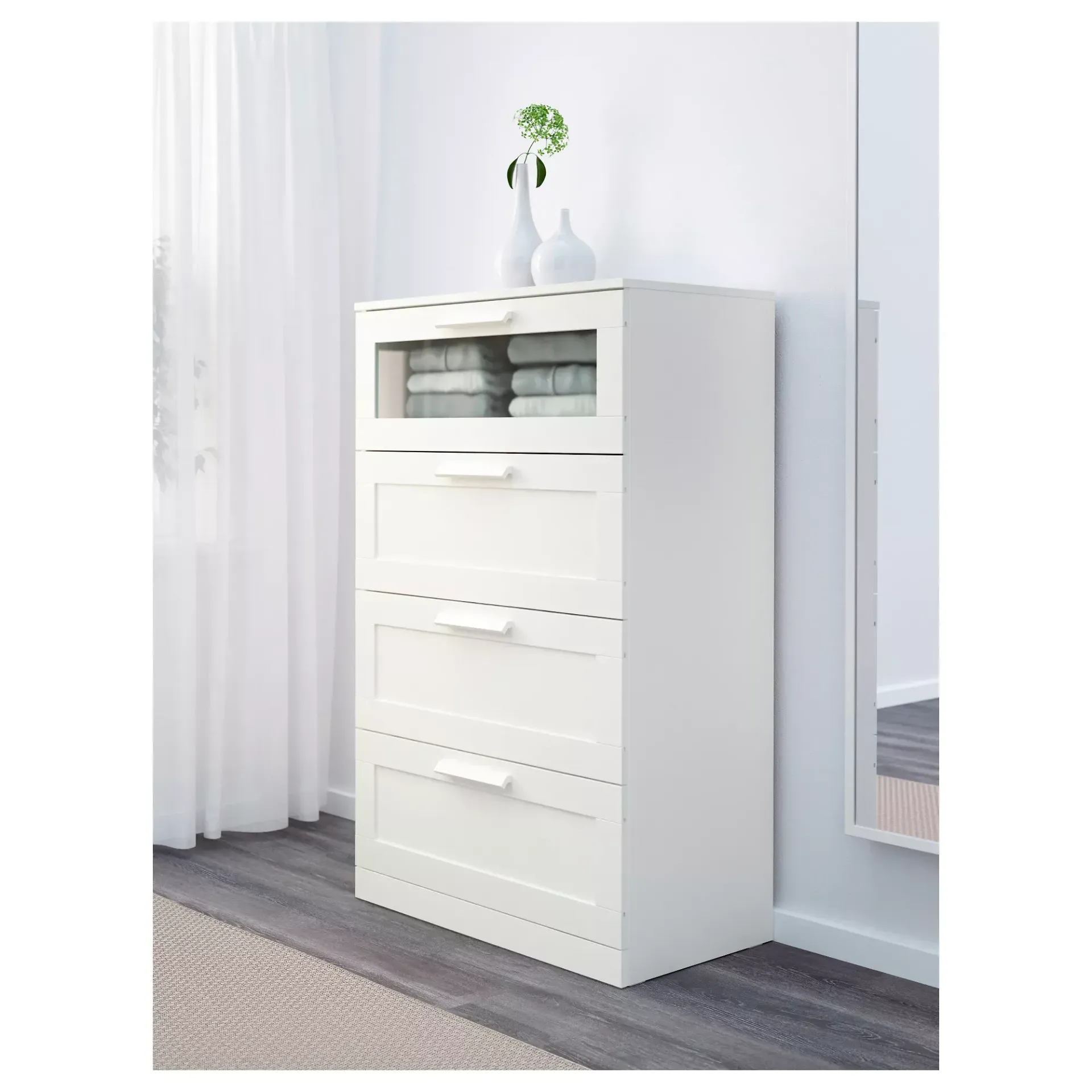 BESTA Mueble TV Puertas Vidrio BESTA Mueble TV Puertas Vidrio
